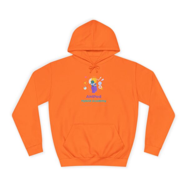 AMPed Hybrid Academy Logo - Adult Unisex College Hoodie - Image 53