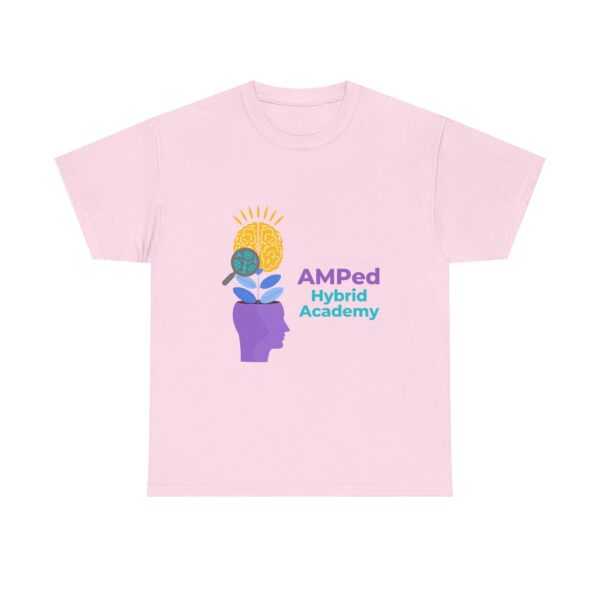 AMPed Hybrid Academy Logo - Unisex Heavy Cotton Tee - Image 21