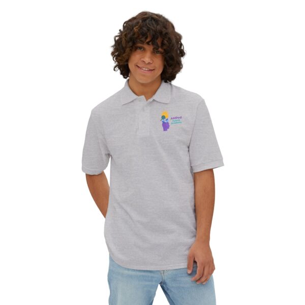 AMPed Hybrid Academy - Men's Piqué Polo - Image 7