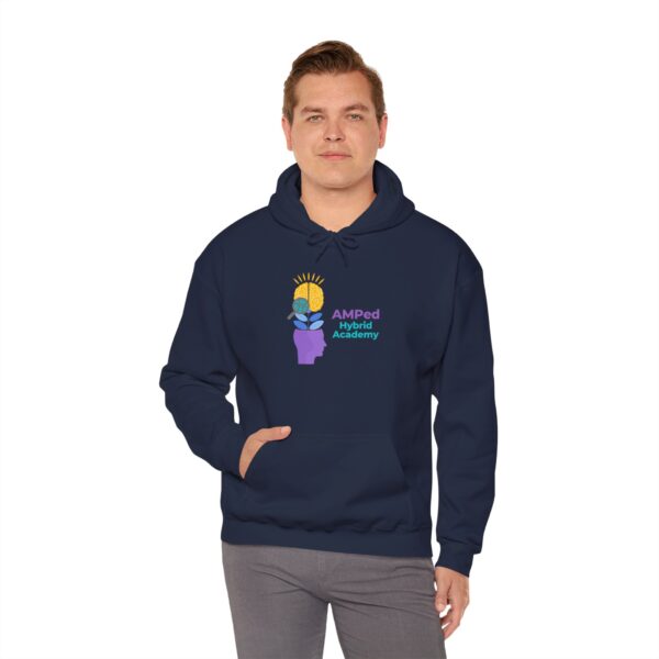 AMPed Hybrid Academy - Unisex Heavy Blend™ Hooded Sweatshirt - Image 28