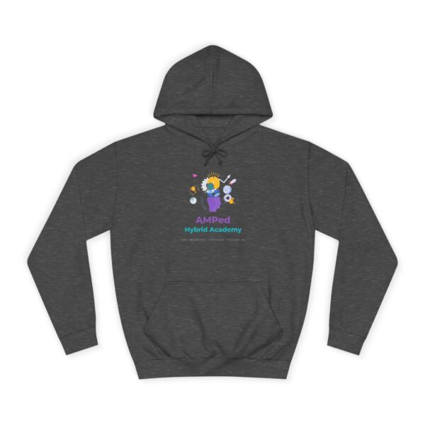 AMPed Hybrid Academy Logo - Adult Unisex College Hoodie - Image 17
