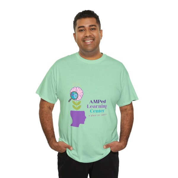 AMPed Learning Center Unisex Heavy Cotton Tee - Image 43