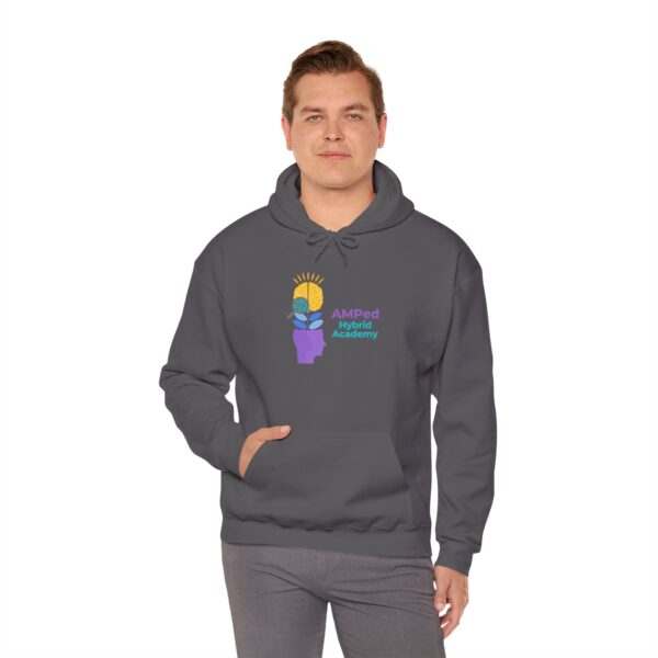 AMPed Hybrid Academy - Unisex Heavy Blend™ Hooded Sweatshirt - Image 4