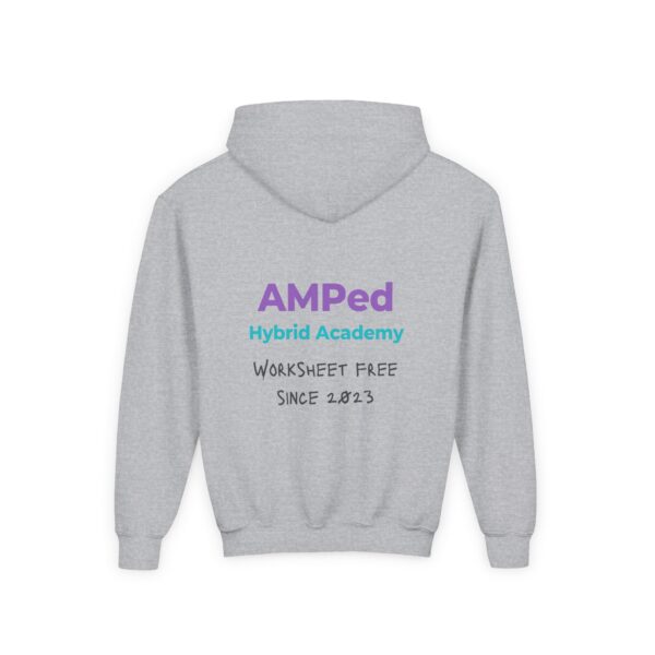 Allergic to Worksheets - Youth Heavy Blend Hooded Sweatshirt - Image 22