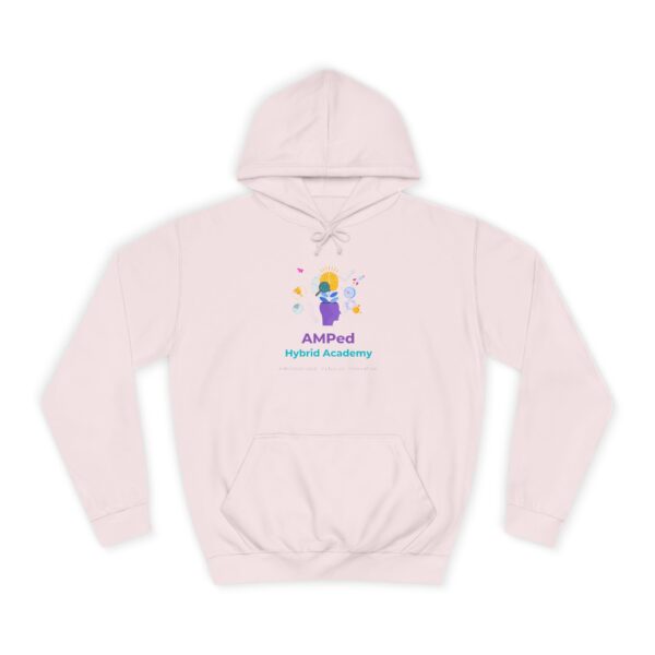 AMPed Hybrid Academy Logo - Adult Unisex College Hoodie - Image 49