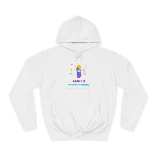 AMPed Hybrid Academy Logo - Adult Unisex College Hoodie - Image 5