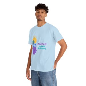 AMPed Hybrid Academy Logo - Unisex Heavy Cotton Tee