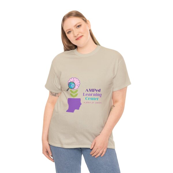 AMPed Learning Center Unisex Heavy Cotton Tee - Image 36