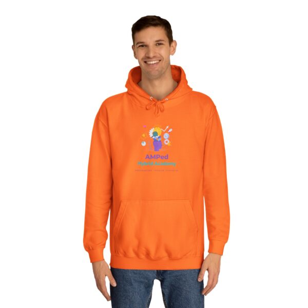 AMPed Hybrid Academy Logo - Adult Unisex College Hoodie - Image 55