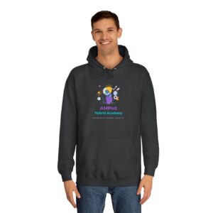 AMPed Hybrid Academy Logo - Adult Unisex College Hoodie