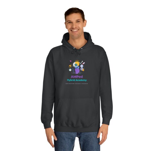 AMPed Hybrid Academy Logo - Adult Unisex College Hoodie
