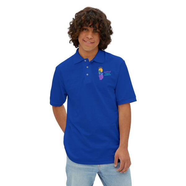 AMPed Hybrid Academy - Men's Piqué Polo - Image 19