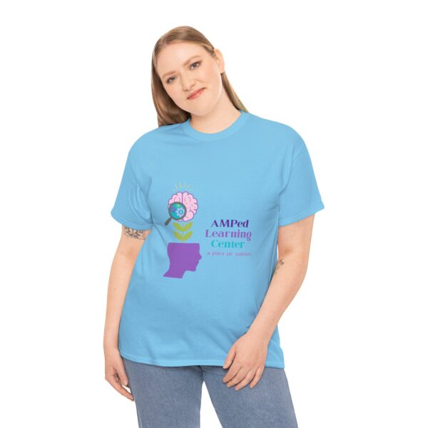 AMPed Learning Center Unisex Heavy Cotton Tee - Image 4
