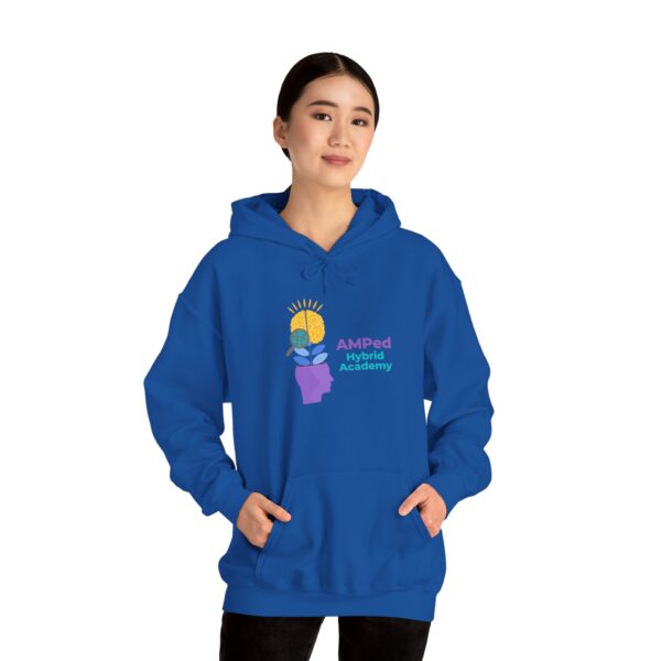 AMPed Hybrid Academy - Unisex Heavy Blend™ Hooded Sweatshirt - Image 7