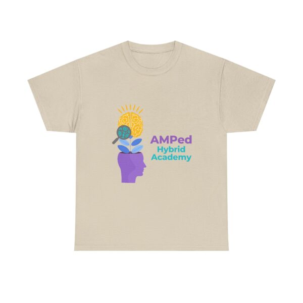 AMPed Hybrid Academy Logo - Unisex Heavy Cotton Tee - Image 29