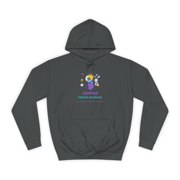AMPed Hybrid Academy Logo - Adult Unisex College Hoodie - Image 57