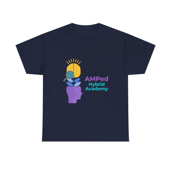 AMPed Hybrid Academy Logo - Unisex Heavy Cotton Tee - Image 41
