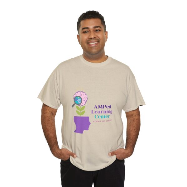 AMPed Learning Center Unisex Heavy Cotton Tee - Image 35