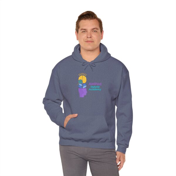 AMPed Hybrid Academy - Unisex Heavy Blend™ Hooded Sweatshirt - Image 36