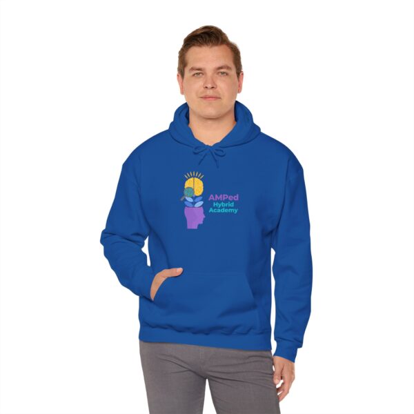 AMPed Hybrid Academy - Unisex Heavy Blend™ Hooded Sweatshirt - Image 8