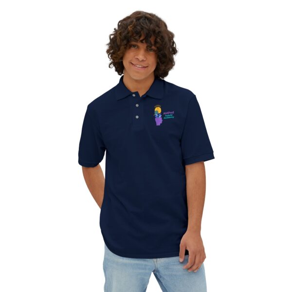 AMPed Hybrid Academy - Men's Piqué Polo - Image 15
