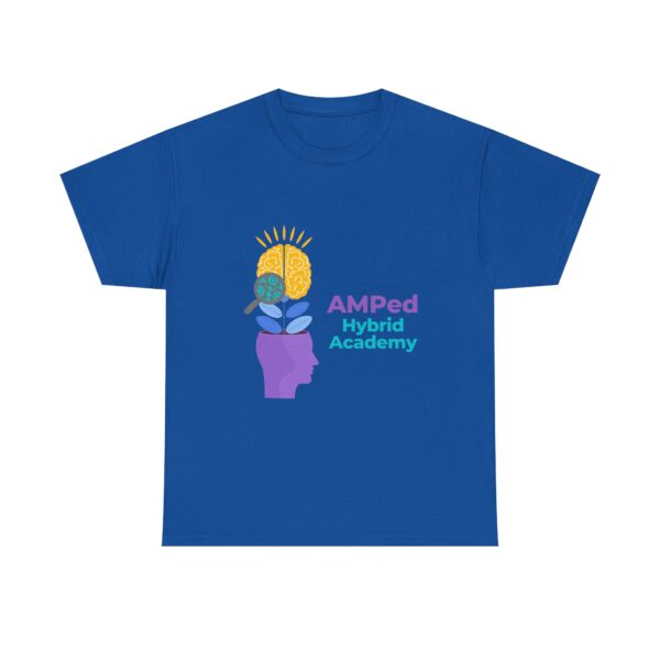 AMPed Hybrid Academy Logo - Unisex Heavy Cotton Tee - Image 33