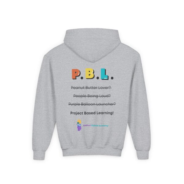 Project Based Learning - Youth Heavy Blend Hooded Sweatshirt - Image 8