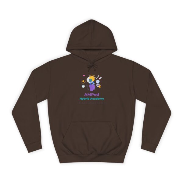 AMPed Hybrid Academy Logo - Adult Unisex College Hoodie - Image 25