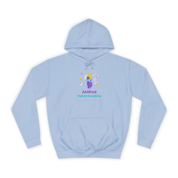 AMPed Hybrid Academy Logo - Adult Unisex College Hoodie - Image 37