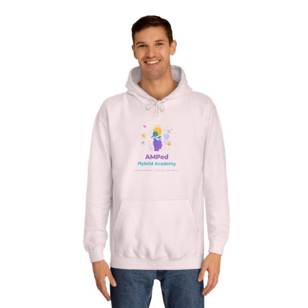 AMPed Hybrid Academy Logo - Adult Unisex College Hoodie - Image 51