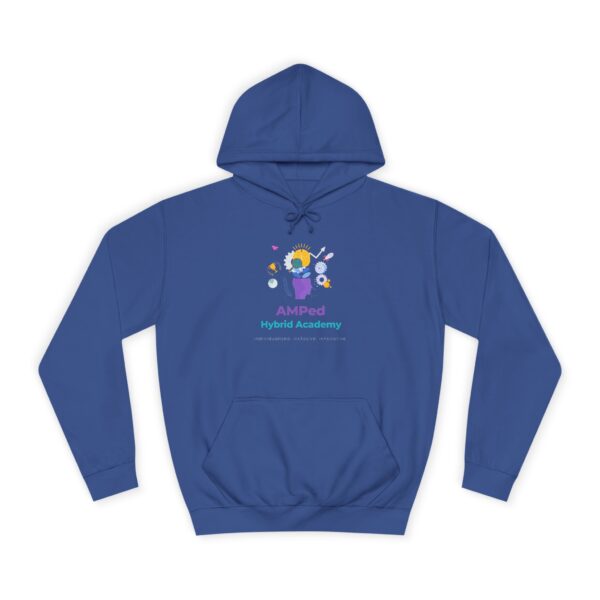 AMPed Hybrid Academy Logo - Adult Unisex College Hoodie - Image 45
