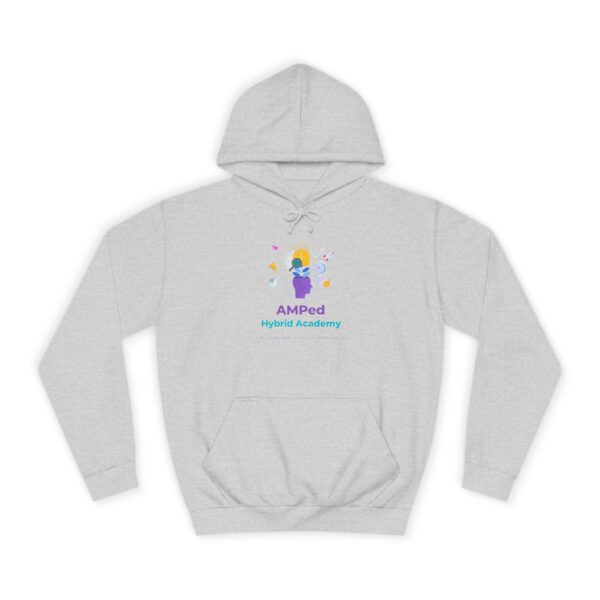 AMPed Hybrid Academy Logo - Adult Unisex College Hoodie - Image 21