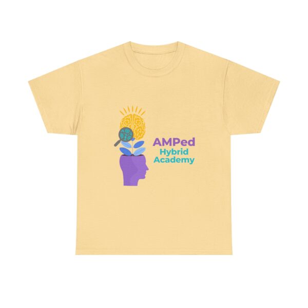 AMPed Hybrid Academy Logo - Unisex Heavy Cotton Tee - Image 37