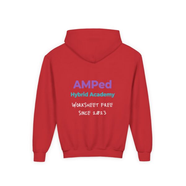 Allergic to Worksheets - Youth Heavy Blend Hooded Sweatshirt - Image 18