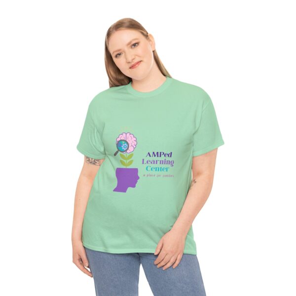 AMPed Learning Center Unisex Heavy Cotton Tee - Image 44