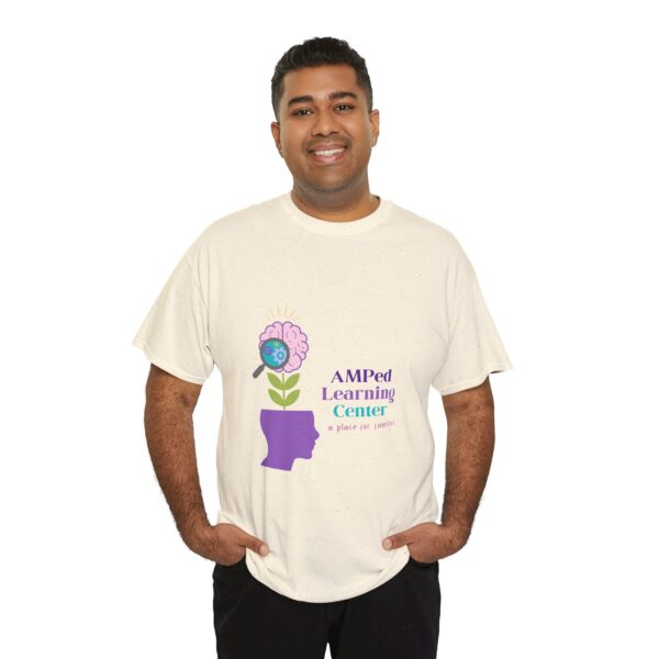 AMPed Learning Center Unisex Heavy Cotton Tee - Image 39