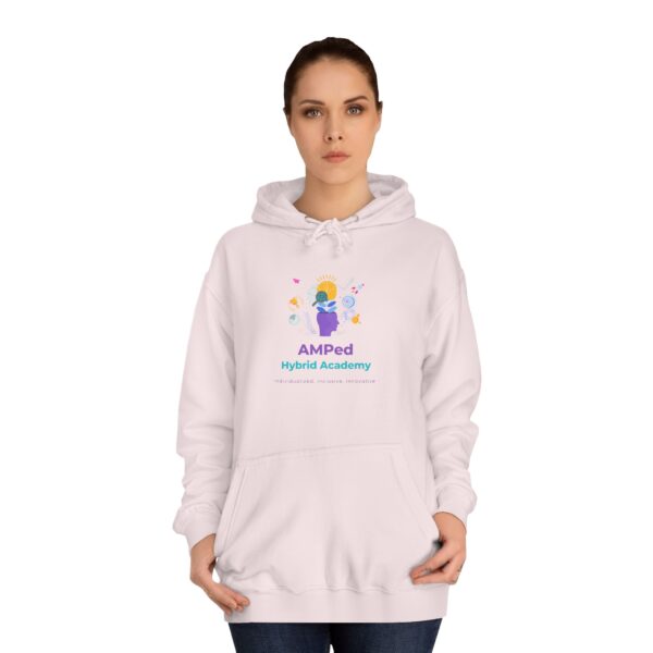 AMPed Hybrid Academy Logo - Adult Unisex College Hoodie - Image 52