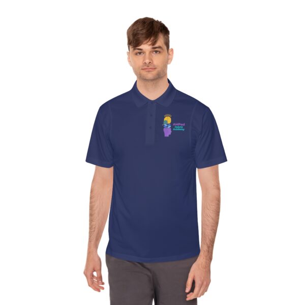 AMPed Hybrid Academy - Men's Sport Polo Shirt - Comfortable Activewear, Casual Weekend Outfits, Gifts for Dad, Gym Wear, Summer Essentials - Image 27