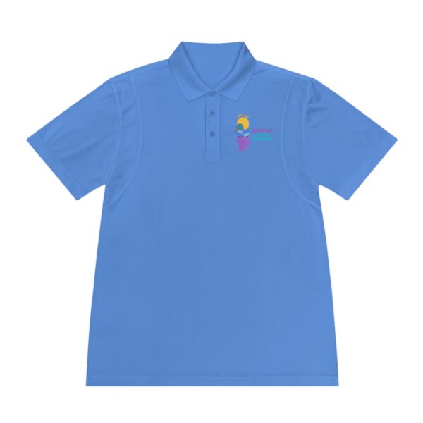 AMPed Hybrid Academy - Men's Sport Polo Shirt - Comfortable Activewear, Casual Weekend Outfits, Gifts for Dad, Gym Wear, Summer Essentials