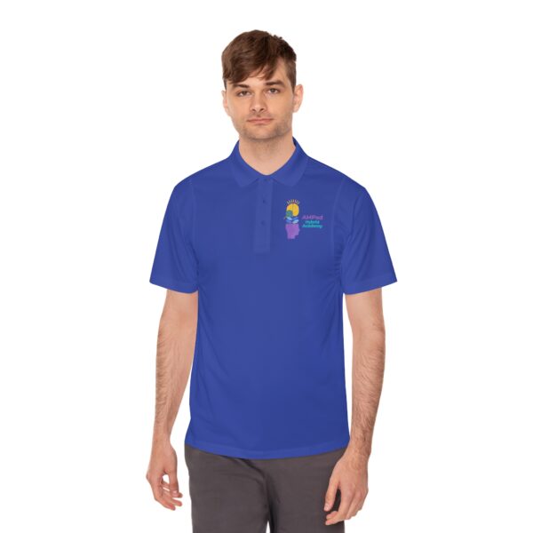 AMPed Hybrid Academy - Men's Sport Polo Shirt - Comfortable Activewear, Casual Weekend Outfits, Gifts for Dad, Gym Wear, Summer Essentials - Image 24