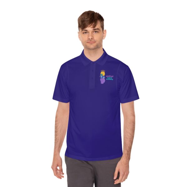 AMPed Hybrid Academy - Men's Sport Polo Shirt - Comfortable Activewear, Casual Weekend Outfits, Gifts for Dad, Gym Wear, Summer Essentials - Image 30