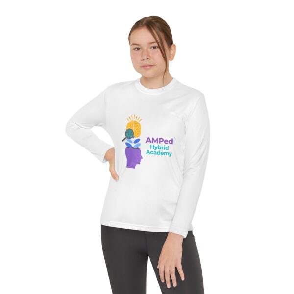 AMPed Hybrid Academy - Youth Long Sleeve Tee - Image 4