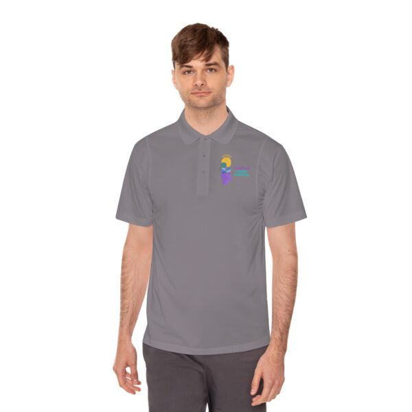 AMPed Hybrid Academy - Men's Sport Polo Shirt - Comfortable Activewear, Casual Weekend Outfits, Gifts for Dad, Gym Wear, Summer Essentials - Image 15