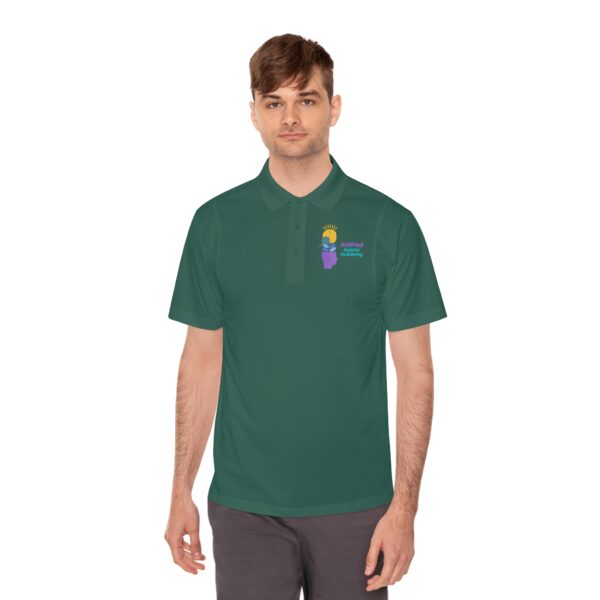 AMPed Hybrid Academy - Men's Sport Polo Shirt - Comfortable Activewear, Casual Weekend Outfits, Gifts for Dad, Gym Wear, Summer Essentials - Image 18