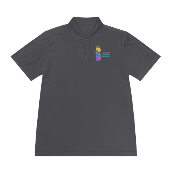 AMPed Hybrid Academy - Men's Sport Polo Shirt - Comfortable Activewear, Casual Weekend Outfits, Gifts for Dad, Gym Wear, Summer Essentials - Image 7
