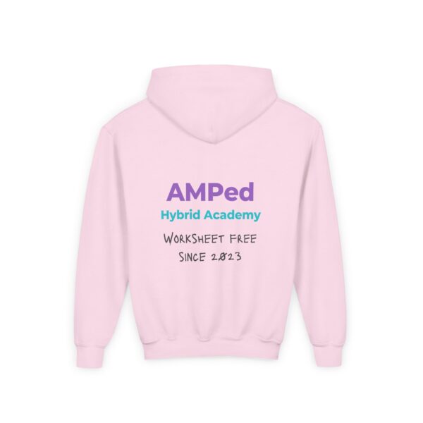 Allergic to Worksheets - Youth Heavy Blend Hooded Sweatshirt - Image 10