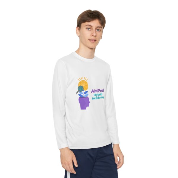 AMPed Hybrid Academy - Youth Long Sleeve Tee - Image 3