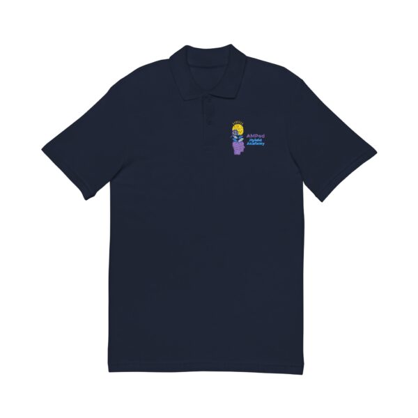 AMPed Hybrid Academy Embroidered Unisex Pique Polo Shirt, Casual Wear - Image 22