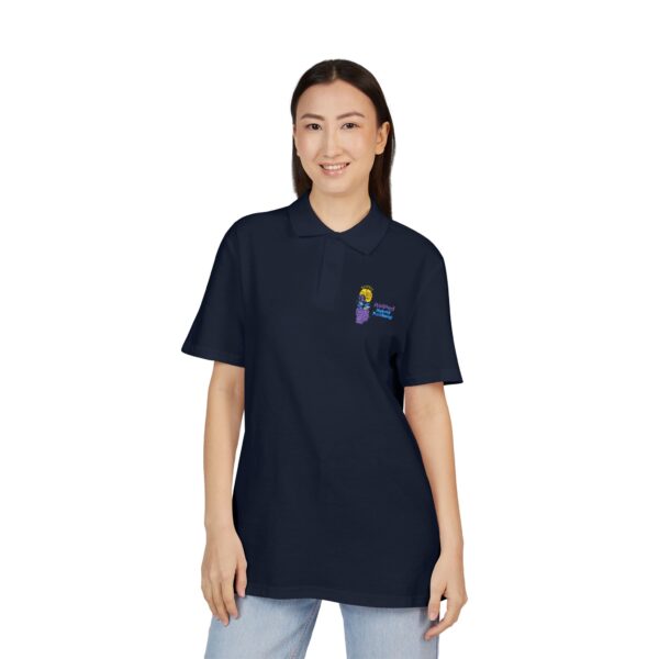 AMPed Hybrid Academy Embroidered Unisex Pique Polo Shirt, Casual Wear - Image 27
