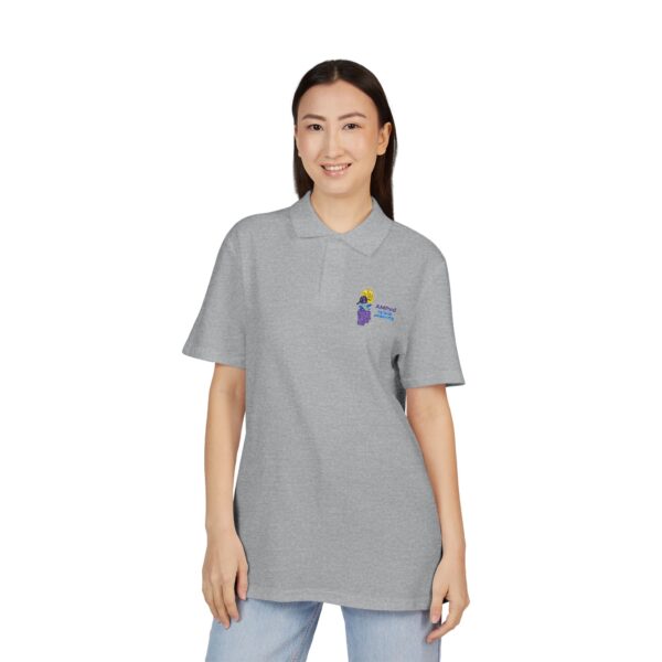 AMPed Hybrid Academy Embroidered Unisex Pique Polo Shirt, Casual Wear - Image 20
